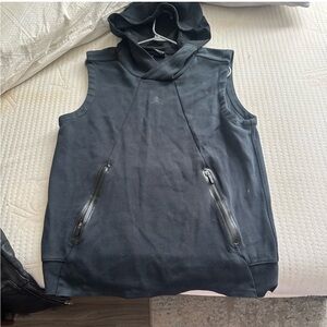 Jordan Black Sleeveless Hoodie
